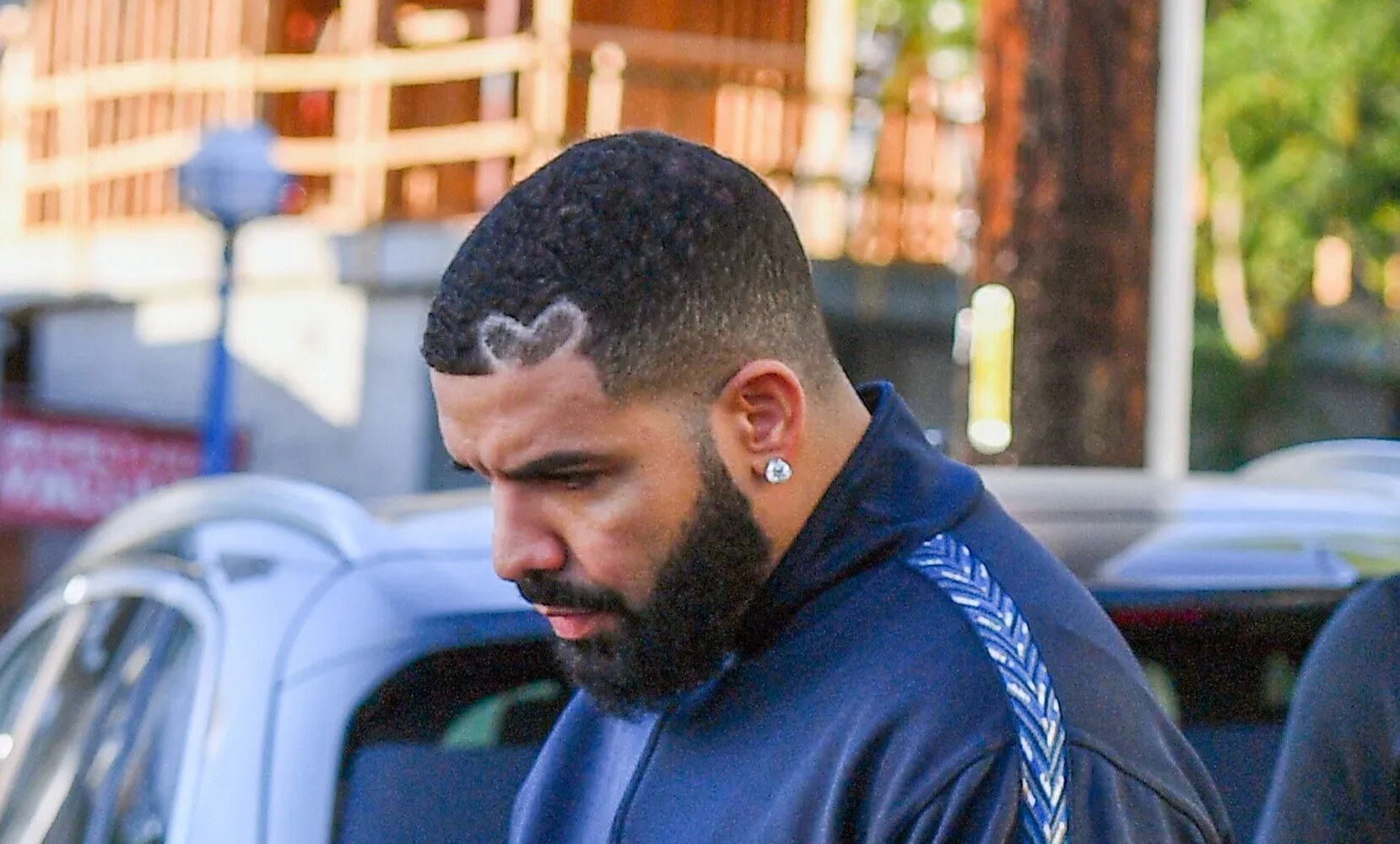 Drake heart haircut