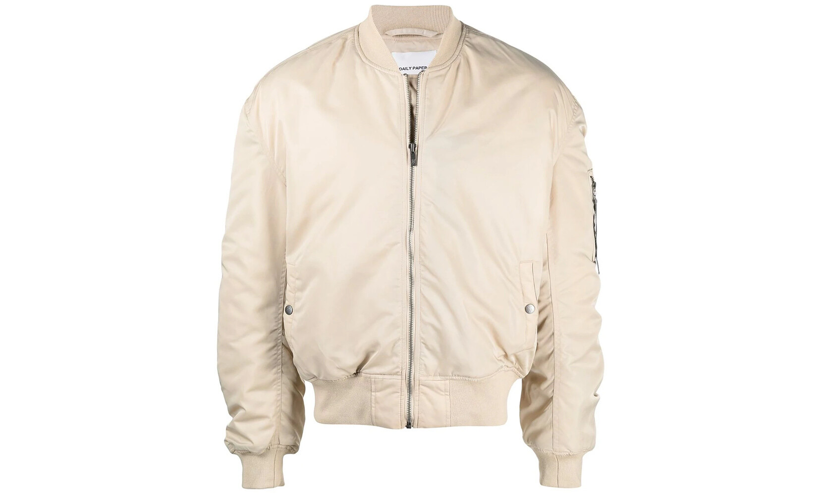 Daily Paper ruched-sleeve bomber jacket