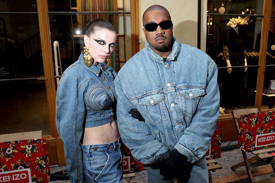 Kanye West Balenciaga Denim Jacket