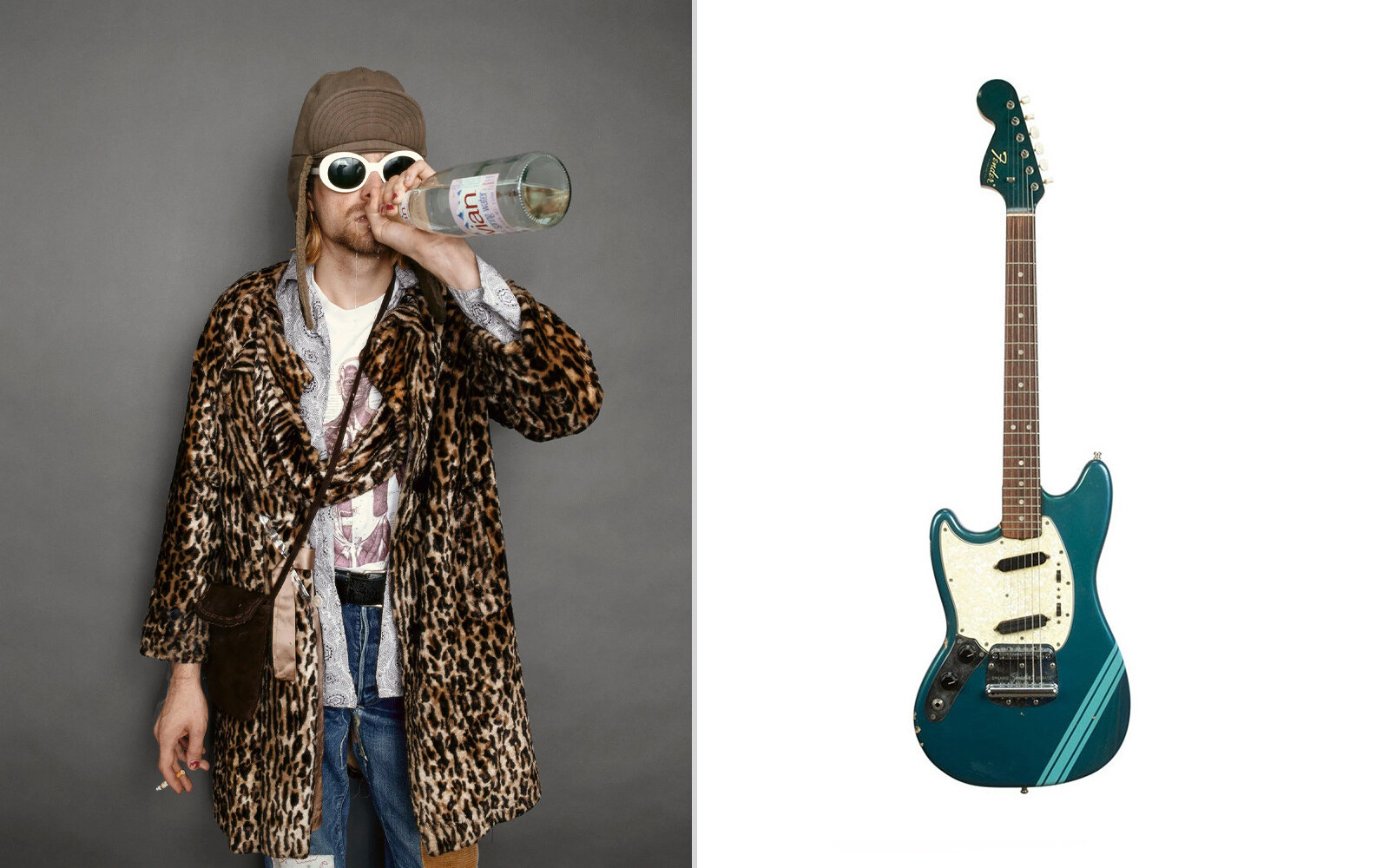 Kurt Cobain Chitarra Smells Like Teen Spirit chitarra fender