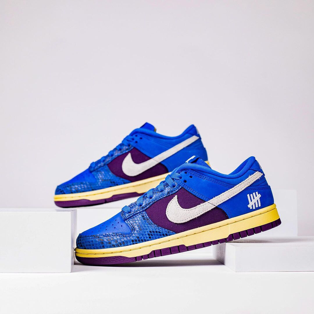 UNDEFEATED x Nike Dunk Low Blue Purple