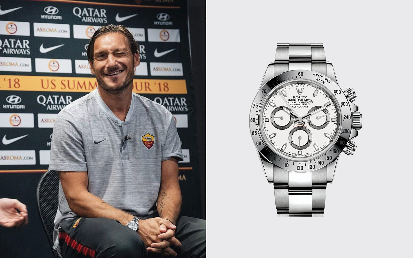 Francesco Totti orologi Rolex