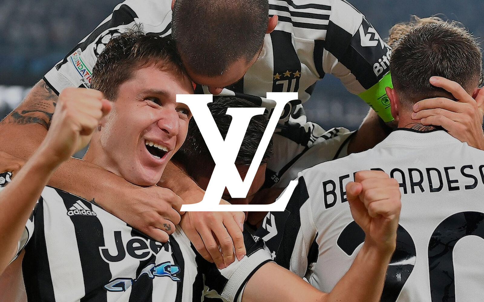 adidas Juventus ispirazione monogram Louis Vuitton